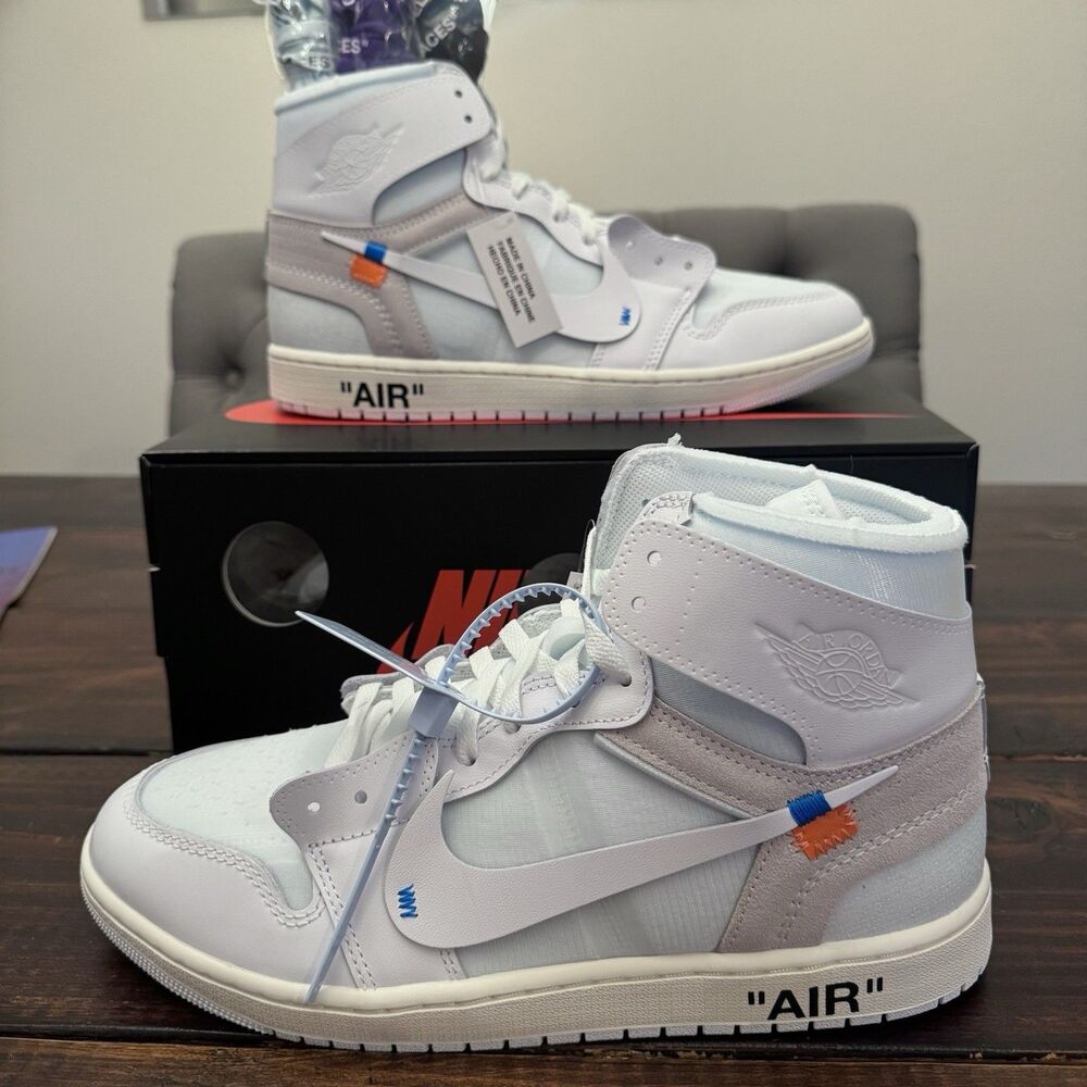 Air Jordan 1 High x V.A.A. Virgil Abloh Archive Alaska Shoes